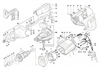 Bosch 3 603 CA7 001 PSA 7100 E Reciprocating saw Spare Parts